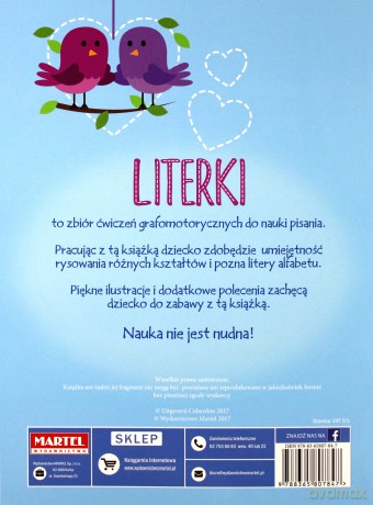 Literki. Ćwiczenia do nauki pisania [KSIĄŻKA]