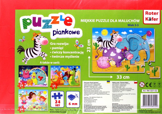 Miękkie puzzle A4 śmieszne zdjęcia [PUZZLE]