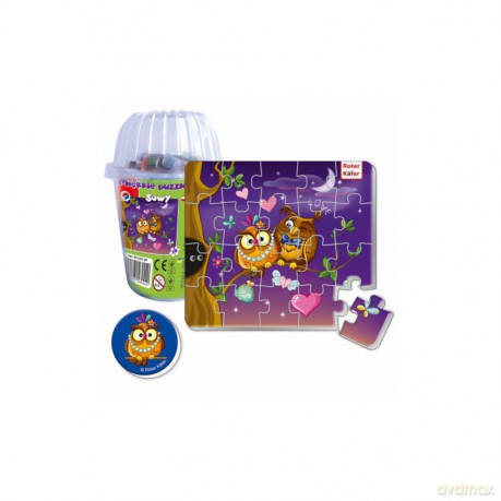 Miękkie puzzle magnetyczne sowy [PUZZLE]