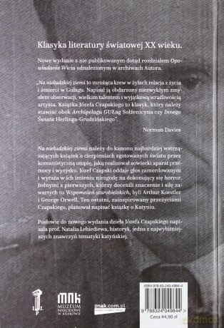 Na nieludzkiej ziemi - Józef Czapski [KSIĄŻKA]