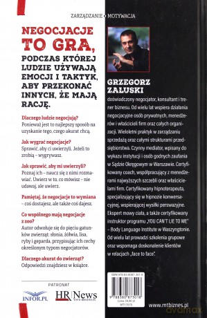 Negocjacyjne ZOO. Strategie i techniki negocjacji w pigułce - Grzegorz Załuski [KSIĄŻKA]