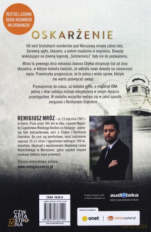 Oskarżenie - Remigiusz Mróz [KSIĄŻKA]