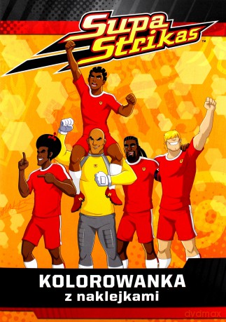 Supa strikas. Kolorowanka z naklejkami [KSIĄŻKA]