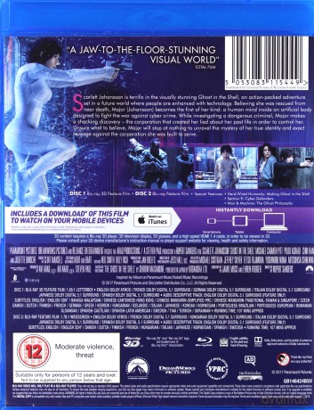 Ghost in the Shell [Blu-Ray 3D]+[Blu-Ray]