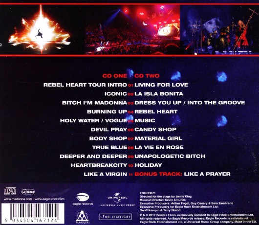 Madonna: Rebel Heart Tour [2CD]