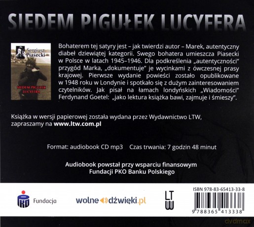 Siedem pigułek Lucyfera - Sergiusz Piasecki [AUDIOBOOK]