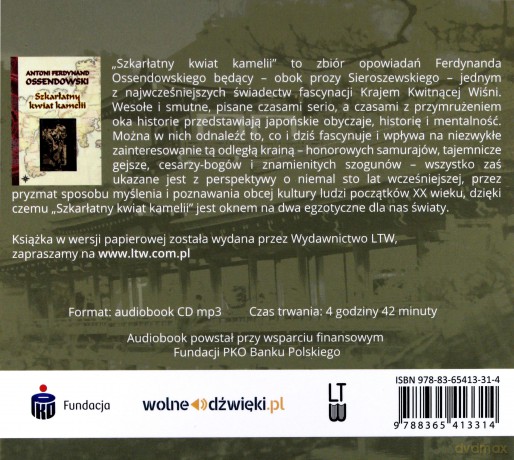 Szkarłatny kwiat kamelii - Antoni Ferdynand Ossendowski [AUDIOBOOK]