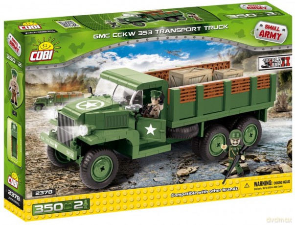 Armia GMC CCKW 353 Transport Truck - amerykański samochód ciężarowy [KLOCKI]