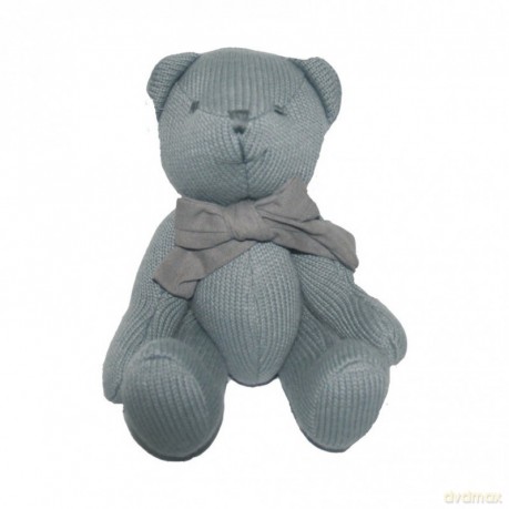 Miś Swetruś 25 cm szary