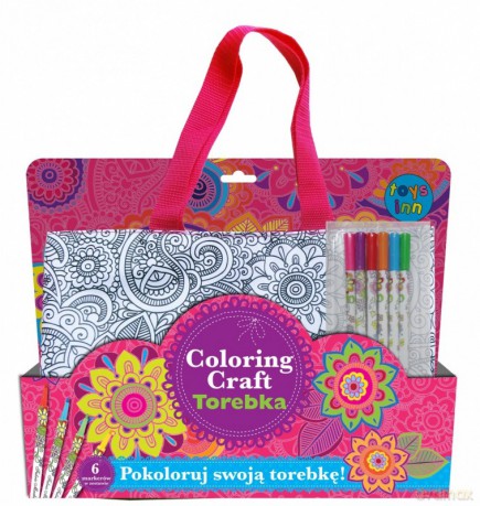 Torebka metaliczna do kolorowania Shopper