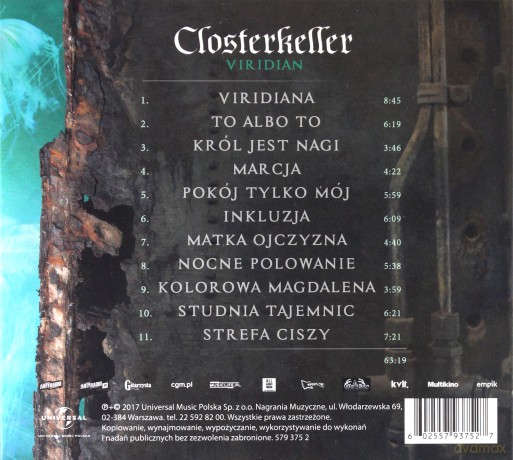 Closterkeller: Viridian [CD]