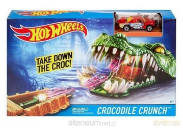 Hot Wheels Zestaw torów z potworami Krokodyl