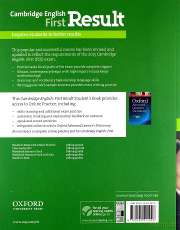 Cambridge English First Result podręcznik [KSIĄŻKA]