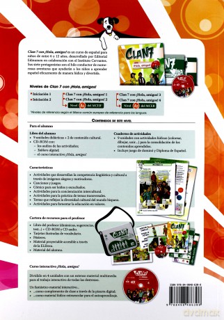 Clan 7 con Hola amigos 4 podręcznik [KSIĄŻKA]