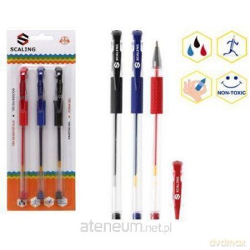 Długopisy żelowe Set 3 szt