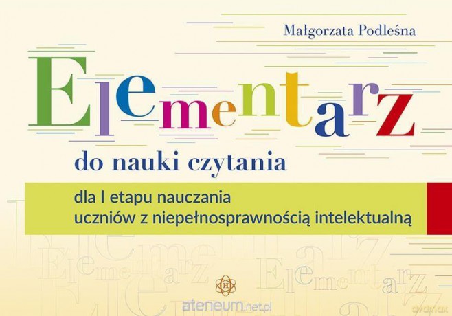 Elementarzu do nauki czytania [KSIĄŻKA]