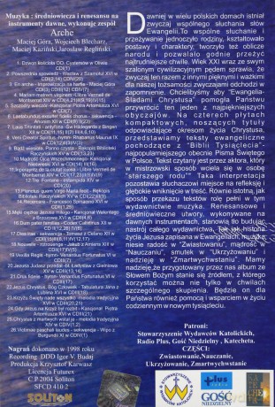 Ewangelia Śladami Chrystusa - Canto Gregoriano [CD]