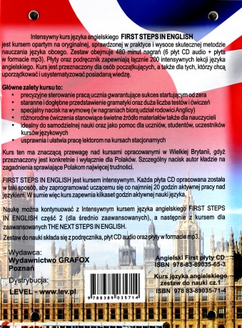 First steps in English cz. 1 (1-12) - dr Henryk Krzyżanowski [KSIĄŻKA]