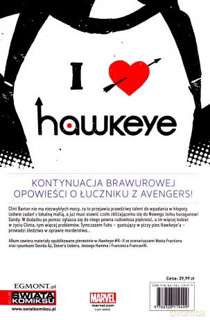 Hawkeye (Tom 2) Lekkie trafienia, [KOMIKS]