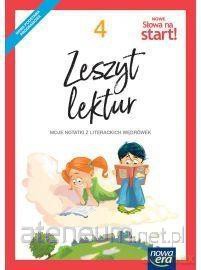 Język polski Szkoła podstawowa 4 Nowe Słowa na start! Zeszyt lektur [KSIĄŻKA]