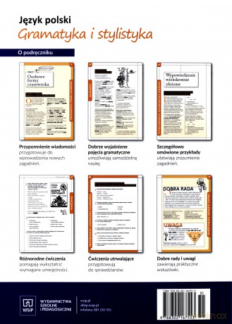 Język polski Szkoła podstawowa 7 Gramatyka i stylistyka podręcznik [KSIĄŻKA]