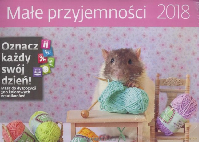 Kalendarz 2018 30x30 Małe Przyjemności [KALENDARZ]