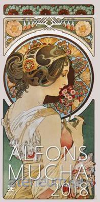 Kalendarz 2018 Alfons Mucha EX [KALENDARZ]
