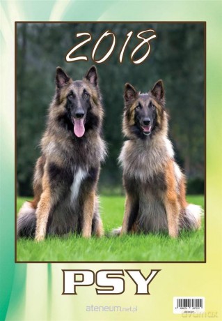 Kalendarz 2018 Wieloplanszowy Psy [KALENDARZ]