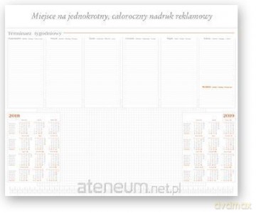 Kalendarz biurowy 2018 - Biuwar BF3 [KALENDARZ]