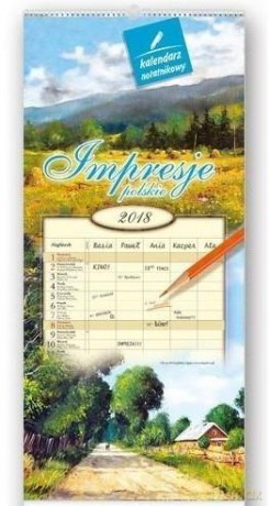 Kalendarz notatnikowy 2019 - Impresje Polskie WN1 [KALENDARZ]