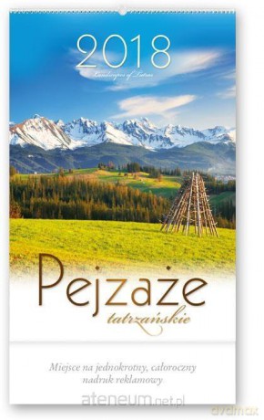 Kalendarz reklamowy 2018 - Pejzaże Tatrzańskie RW5 [KALENDARZ]
