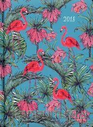 Kalendarz tygodniowy 2018 flamingi [KALENDARZ]