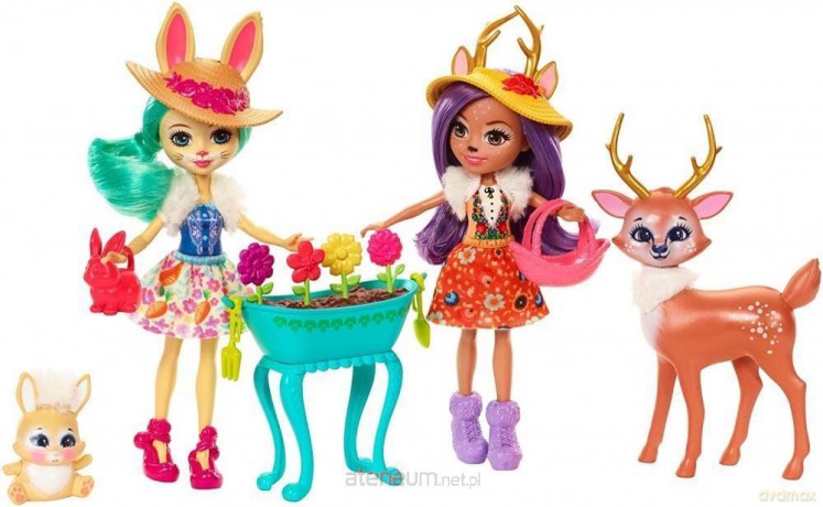 Enchantimals Wielopak lalki + zwierzątka