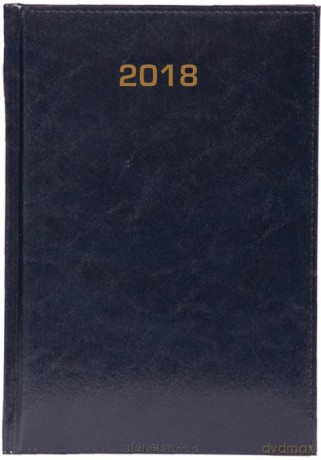 Książkowy A4 tygodniowy 2018 - Baladek granat [KALENDARZ]