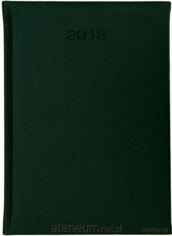 Książkowy A5 dzienny 2018 - Vivella eco zieleń [KALENDARZ]