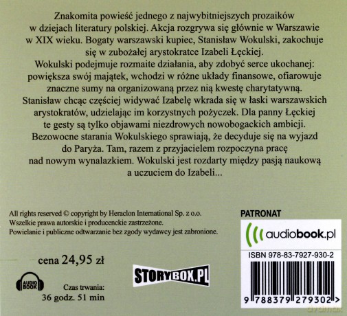 Lalka - Bolesław Prus [AUDIOBOOK] [CD-MP3]  