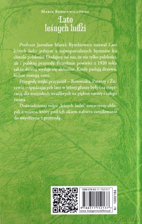 Lato leśnych ludzi - Maria Rodziewiczówna [KSIĄŻKA]