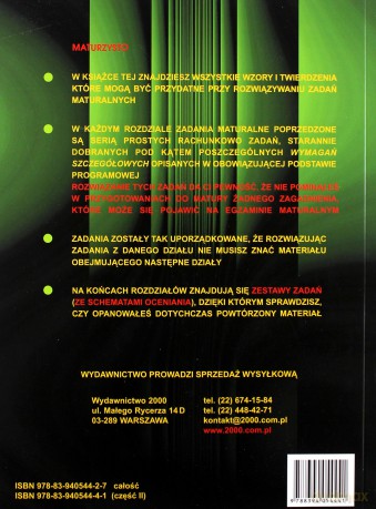 Matura z Matematyki cz. 2 2018 Zakres podstawowy i rozszerzony - Andrzej Kiełbasa, Piotr Łukasiewicz [KSIĄŻKA]