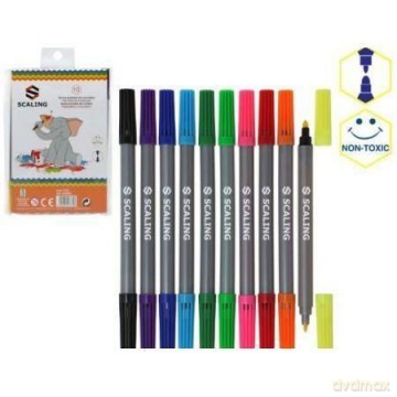 Mazaki dwustronne Set 10 szt.