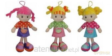 Lalka Urwisia 30 cm, 3 kolory