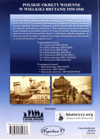 Niszczyciel ORP Piorun - Mariusz Borowiak [KSIĄŻKA]