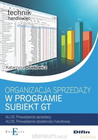 Org.sprzedaży z wykorzystaniem programu Subiekt GT - Katarzyna Osiekowicz [KSIĄŻKA]