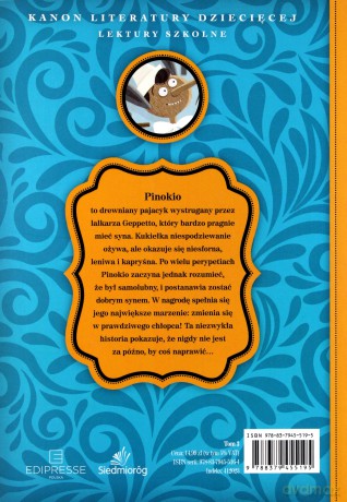 Pinokio - Carlo Collodi [KSIĄŻKA]