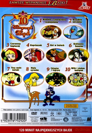 10 Klasycznych bajek [DVD]