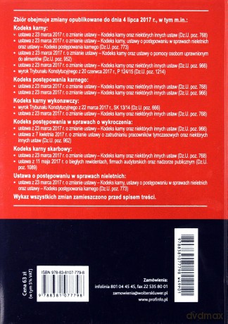 Prawo karne. Zbiór przepisów. Seria z paragrafem [KSIĄŻKA]