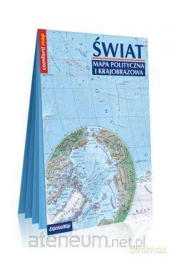 Świat. Mapa polityczna i krajobrazowa1:31 000 000 [KSIĄŻKA]