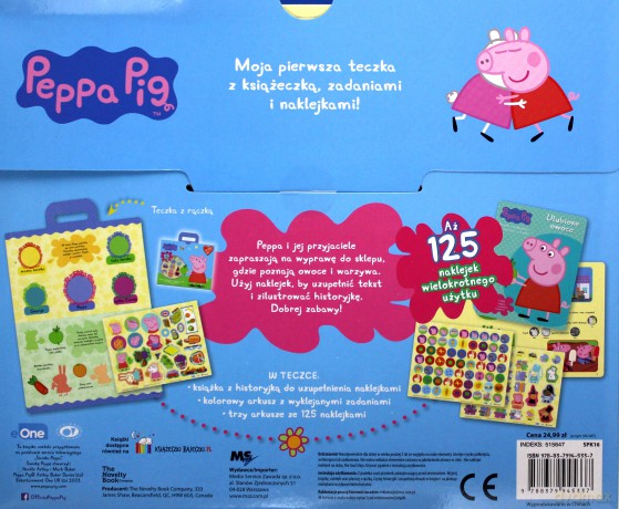 Świnka Peppa. Kocham naklejać 2 [KSIĄŻKA]