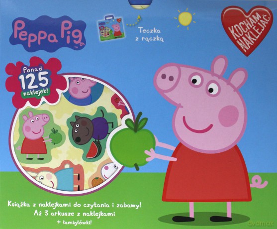 Świnka Peppa. Kocham naklejać 2 [KSIĄŻKA]