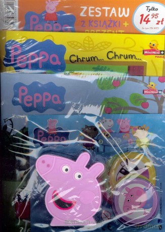 Świnka Peppa. Zestaw 2 książeczek + prezent [KSIĄŻKA]
