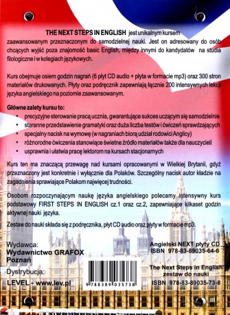The next steps in English - dr Henryk Krzyżanowski [KSIĄŻKA]